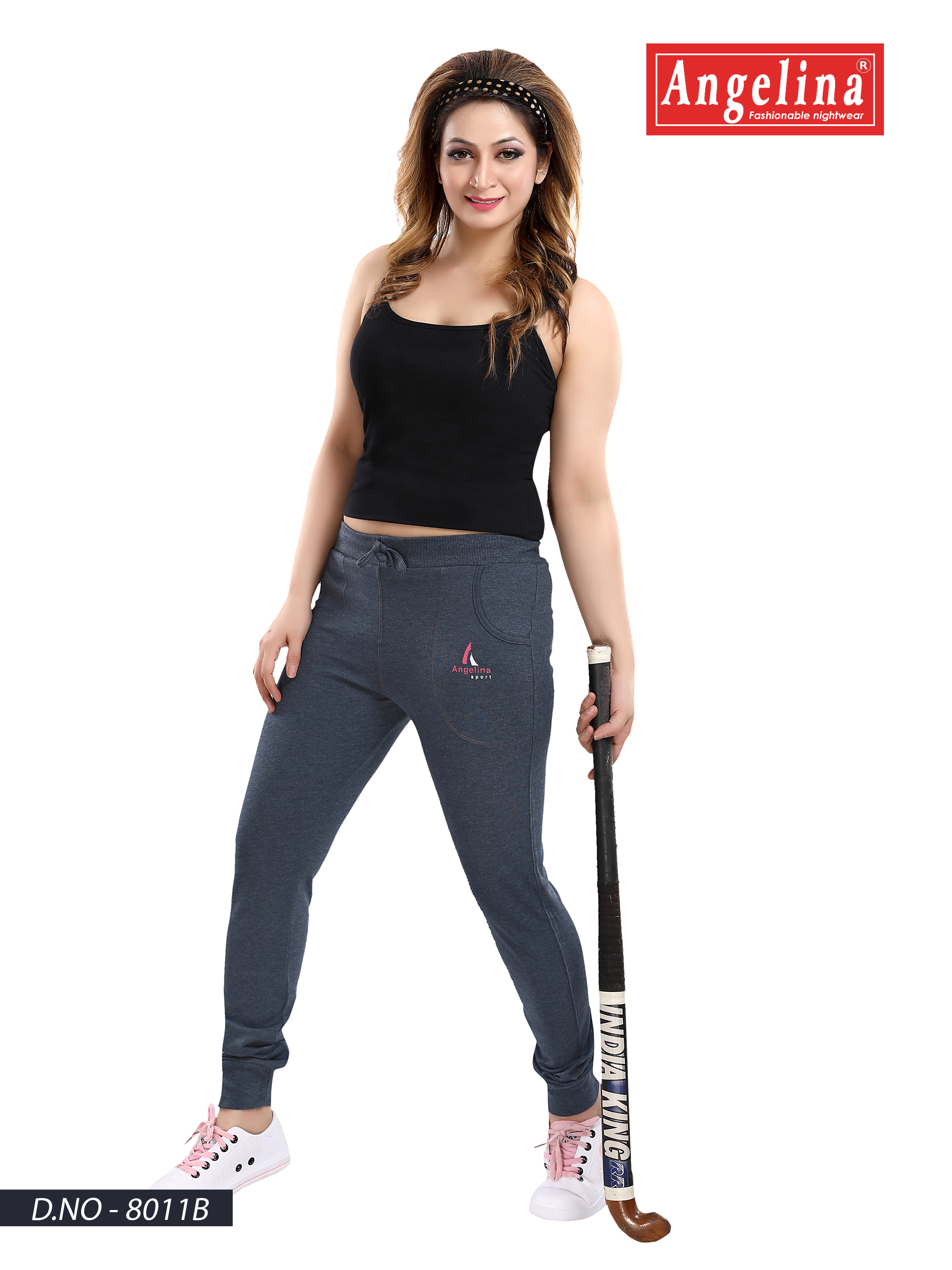 Ladies Regular Fit Track Pant With Grip 